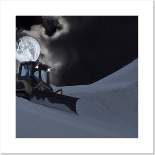 Gothic Snow Groomer Posters and Art